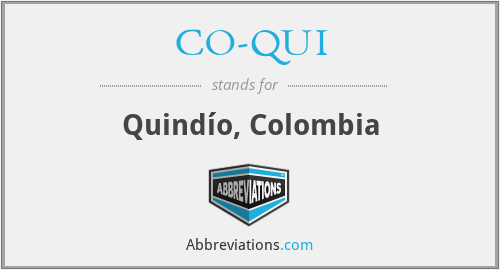 What does CO-QUI stand for?