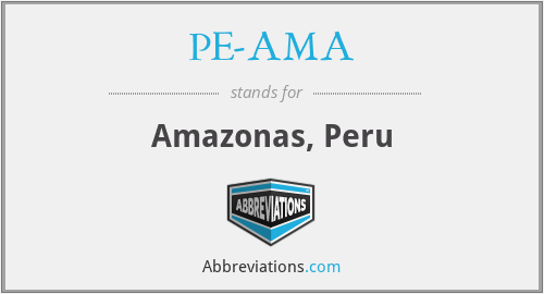 What does PE-AMA stand for?