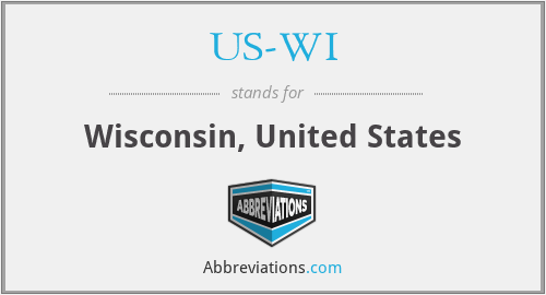 What does US-WI stand for?