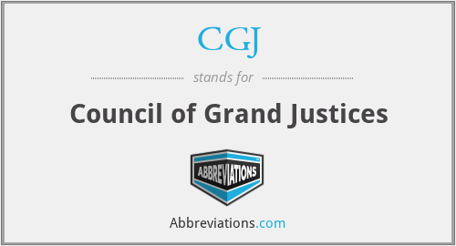 CGJ - Council of Grand Justices