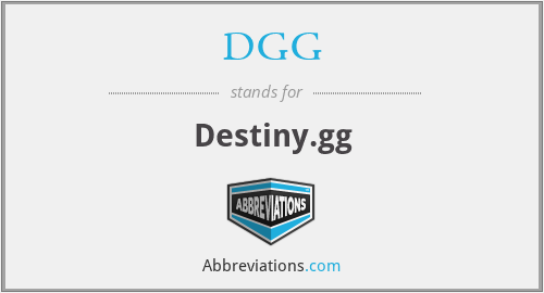 What does DGG stand for?