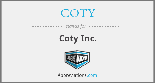 COTY - Coty Inc.