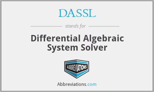 What does DASSL stand for?