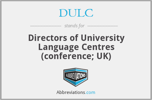 What does DULC stand for?