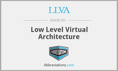 What does LLVA stand for?