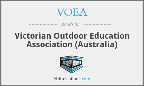 VOEA - Victorian Outdoor Education Association (Australia)