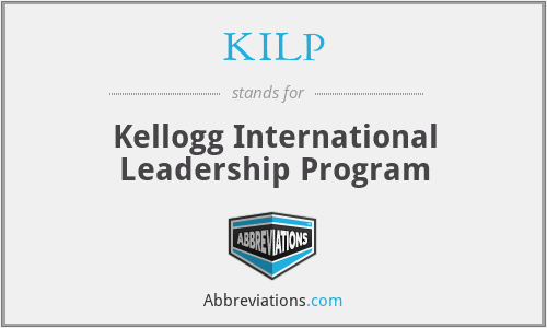 KILP - Kellogg International Leadership Program
