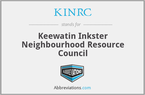 What does KINRC stand for?