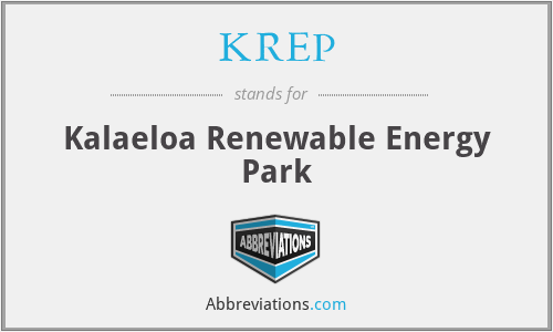 What does KREP stand for?