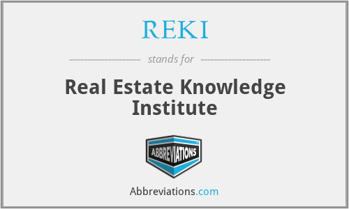 What does REKI stand for?