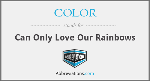 What does COLOR stand for?
