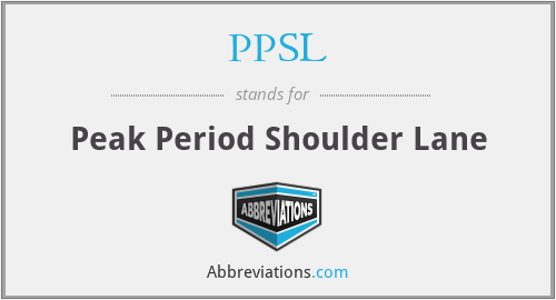 What does PPSL stand for?