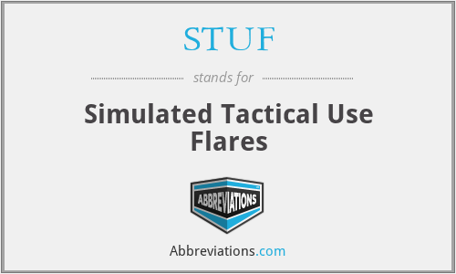 STUF - Simulated Tactical Use Flares