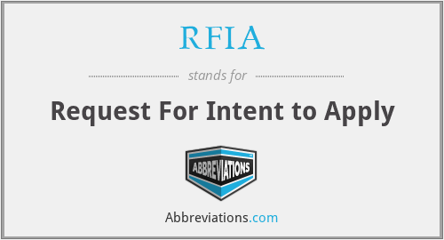 What does RFIA stand for?