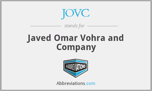 JOVC - Javed Omar Vohra and Company