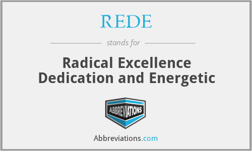 What does REDE stand for?