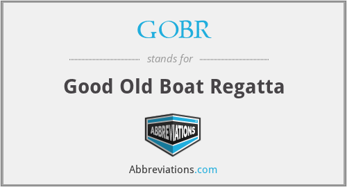 GOBR - Good Old Boat Regatta