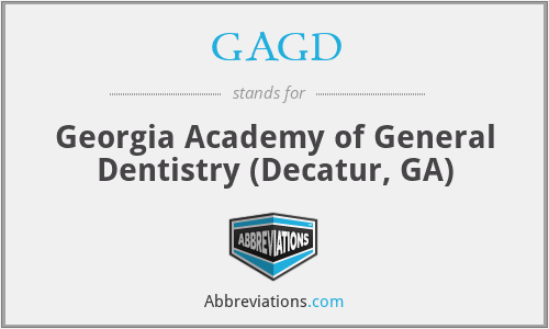 GAGD - Georgia Academy of General Dentistry (Decatur, GA)