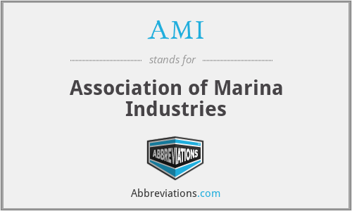 AMI - Association of Marina Industries
