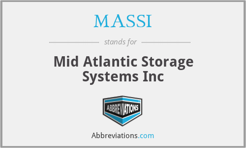 MASSI - Mid Atlantic Storage Systems Inc