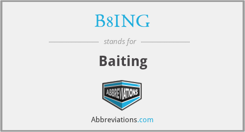 What does B8ING stand for?