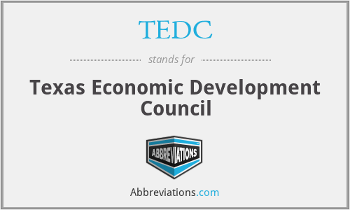 What does TEDC stand for?