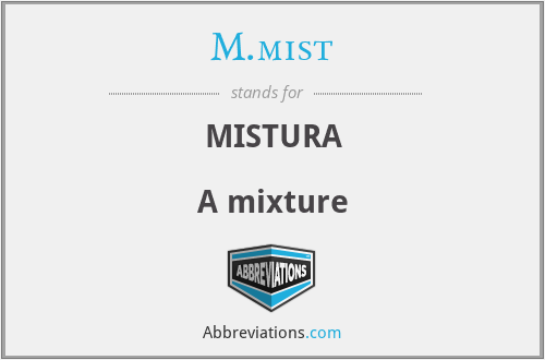 What does M.MIST stand for?