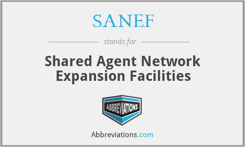 What does SANEF stand for?