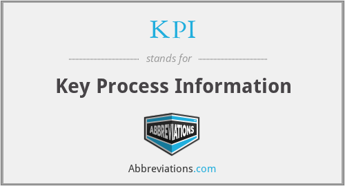 KPI - Key Process Information