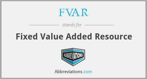 What does FVAR stand for?