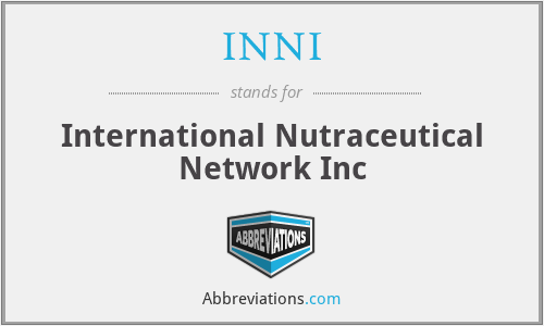 INNI - International Nutraceutical Network Inc