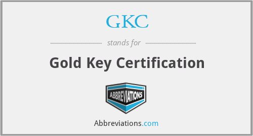 GKC - Gold Key Certification