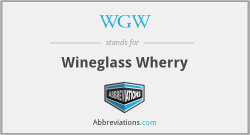 What does wineglass stand for?