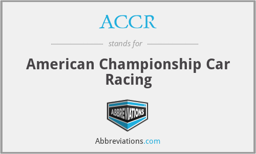 ACCR - American Championship Car Racing