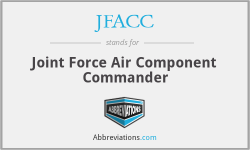 What does JFACC stand for?