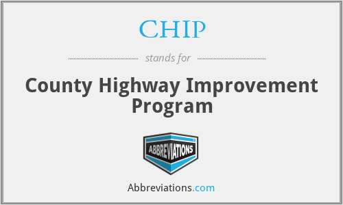 CHIP - County Highway Improvement Program