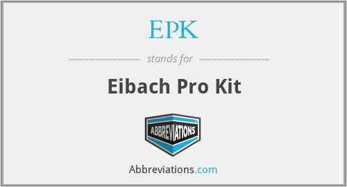 EPK - Eibach Pro Kit