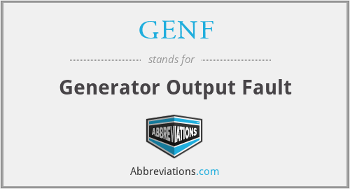 What does GENF stand for?