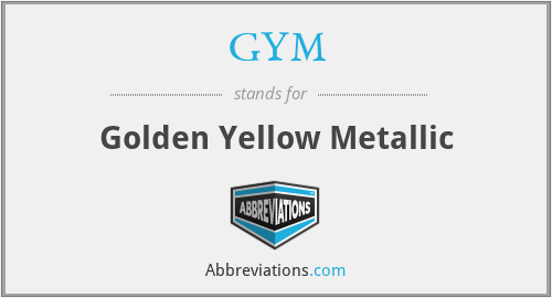 GYM - Golden Yellow Metallic