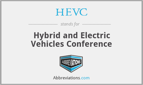 HEVC - Hybrid and Electric Vehicles Conference