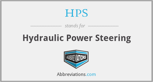 HPS - Hydraulic Power Steering