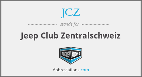 What does JCZ stand for?