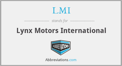 LMI - Lynx Motors International