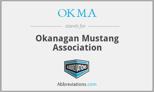OKMA - Okanagan Mustang Association