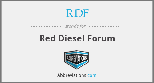 RDF - Red Diesel Forum