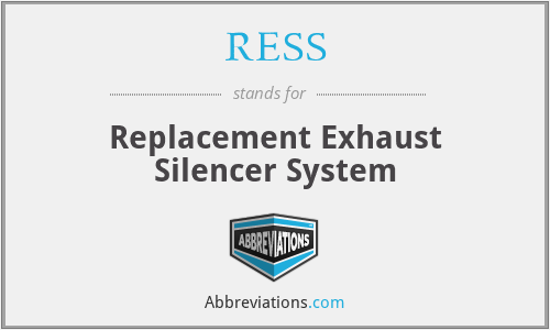 RESS - Replacement Exhaust Silencer System