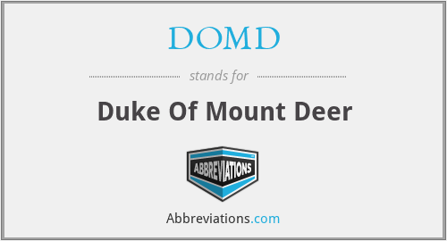 What does DOMD stand for?
