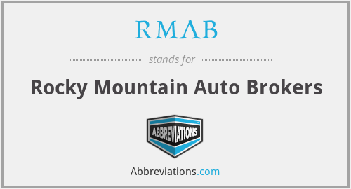 What does RMAB stand for?