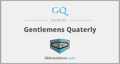What does gentlemens stand for?