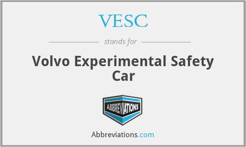 VESC - Volvo Experimental Safety Car